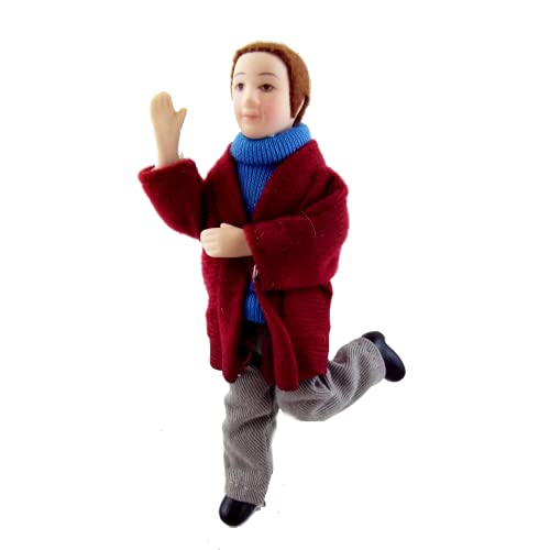 Miniature Porcelain Father Figurine for 1:12 Scale Dollhouses by Melody Jane