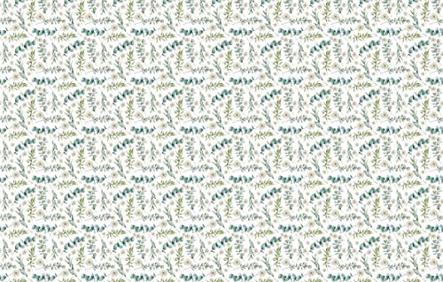 Eucalyptus Floral Wallpaper for 1:12 Scale Dollhouses