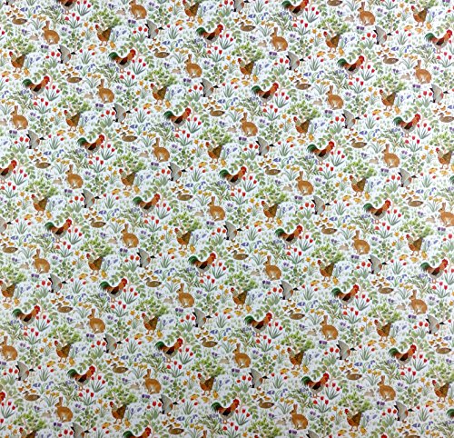 Country Springtime 1:12 Scale Miniature Dollhouse Wallpaper